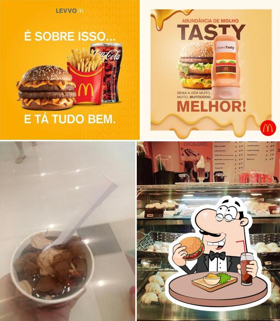 Consiga um hambúrguer no McDonald's