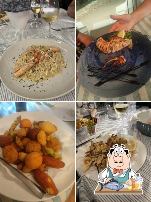 Salmone grigliato al Ristorante e Bar Lido dell'Ancora Sant'Isidoro