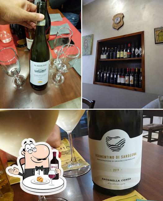 Il est fort sympathique de déguster un verre de vin à Trattoria da Sergio