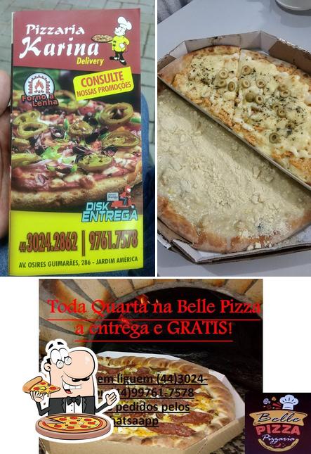 Consiga pizza no Belle Pizza Pizzaria