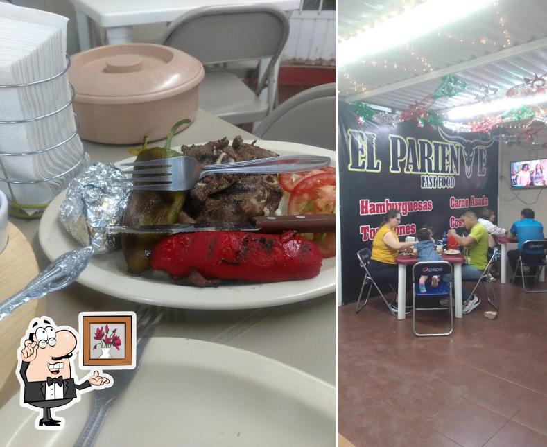 El interior de Restaurant "El Pariente" Calz. Xochimilco