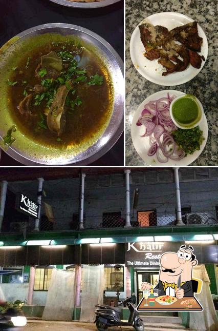 The photo of food and exterior at Khatir Restaurant