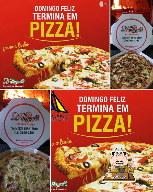 Peça pizza no D´napolli Pizzaria e Lanchonete Delivery