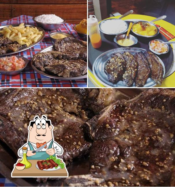 Prove refeições de carne no DivinosGrill