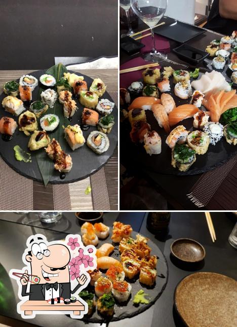 Ordina le diverse opzioni di sushi