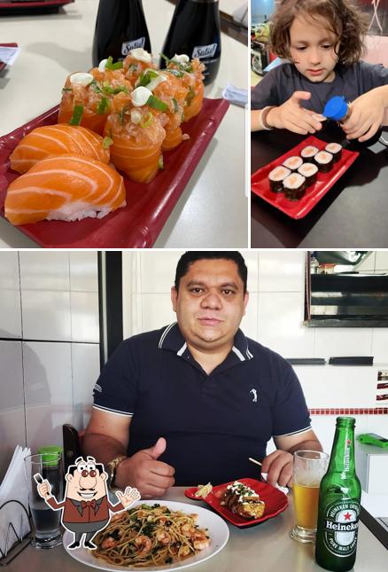 Platos en Sushi Djow