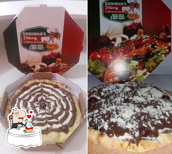 Doninhas delivery Sorriso MT serve uma variedade de sobremesas