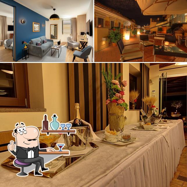 Gli interni di 9Hotel Cesàri