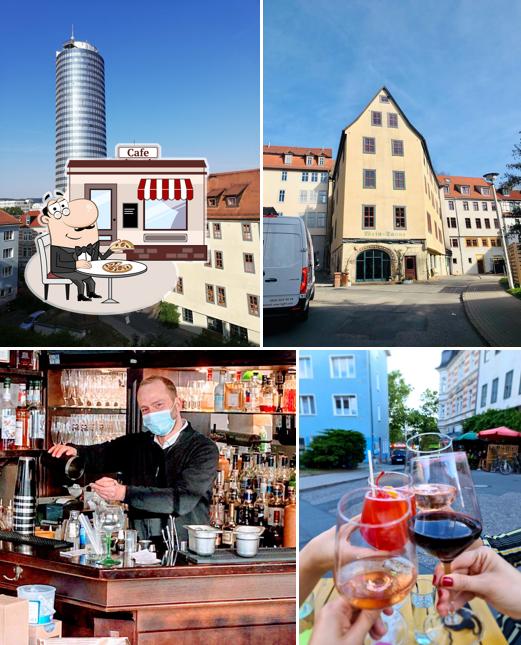 Schaut euch an, wie Gastraum Weintanne - Essen & Trinken in Jena von außen aussieht
