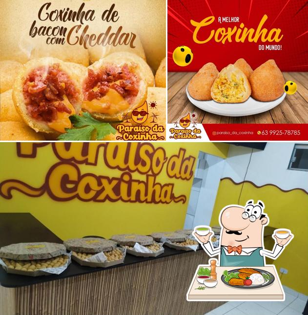 Food at Paraíso da Coxinha