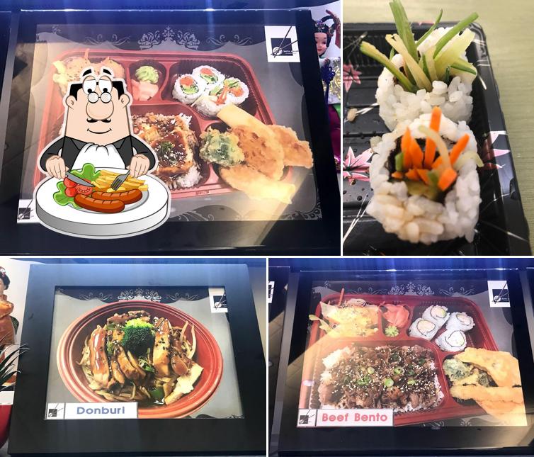 Nourriture à Bento & Sushi