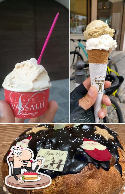 Gelateria Vassalli di Polpenazze del Garda sert une éventail de plats sucrés