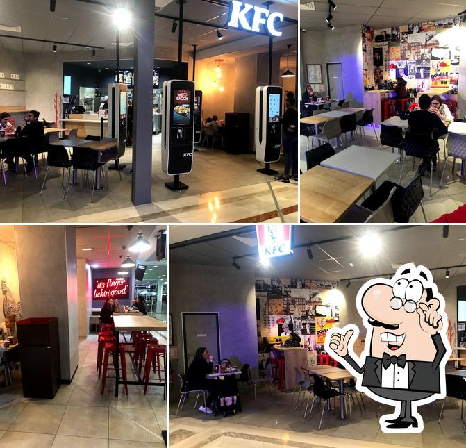 L'intérieur de KFC Belle Epine