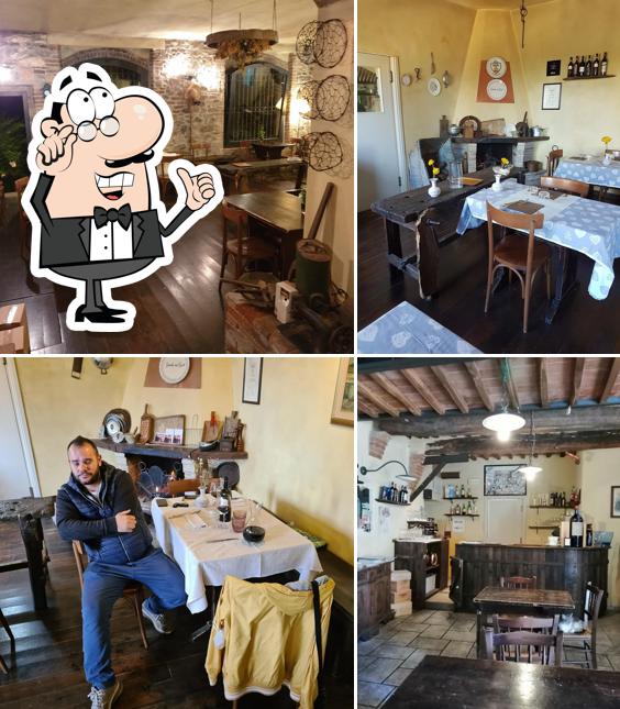 Gli interni di Locanda nel Cassero ristorante