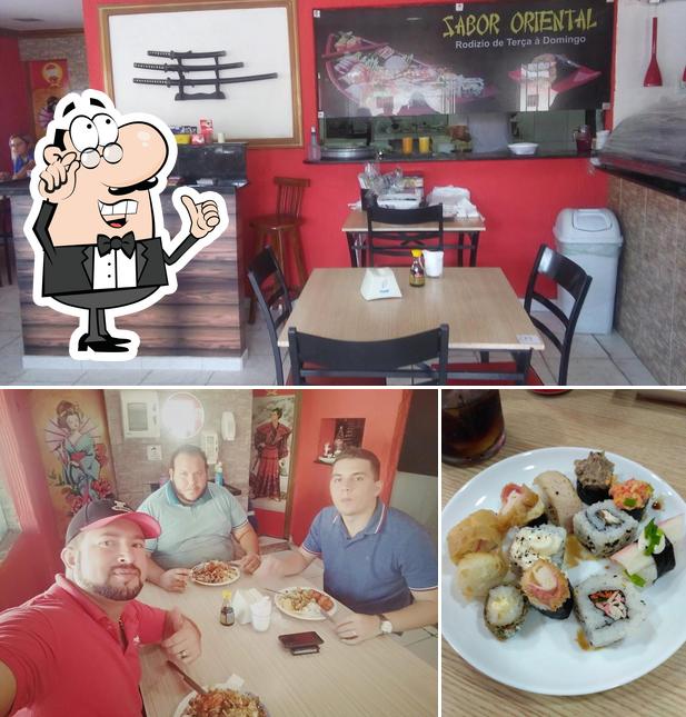 O Sabor Oriental Express-AquitemPE se destaca pelo interior e sushi