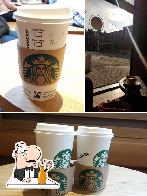 Starbucks Coffee provides a variety of drinks