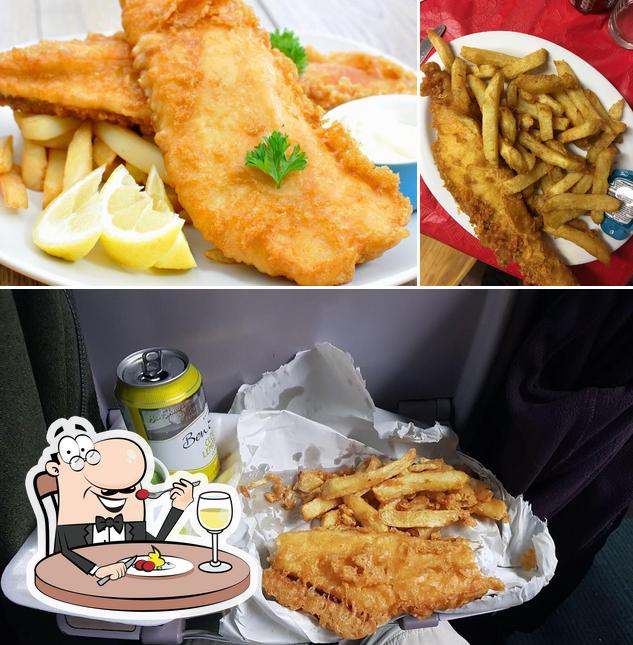 Еда в "Seaview Fish & Chip Shop"