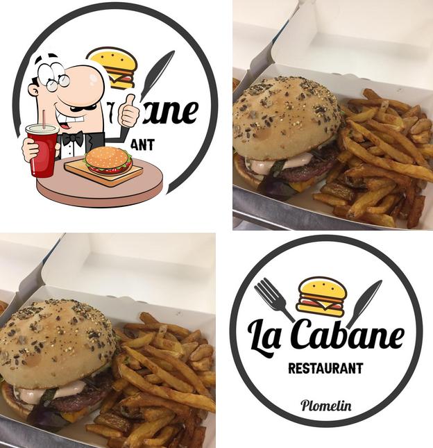 Commandez un hamburger à La Cabane