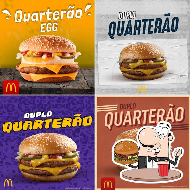 Peça um hambúrguer no McDonald's Vale