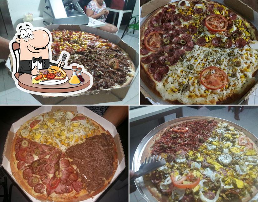 Consiga pizza no Pizzaria Caprichosa