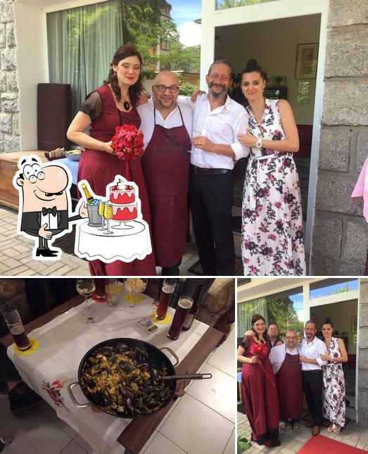 La immagine di nozze e tavolo da pranzo da BAR CASAS Merano