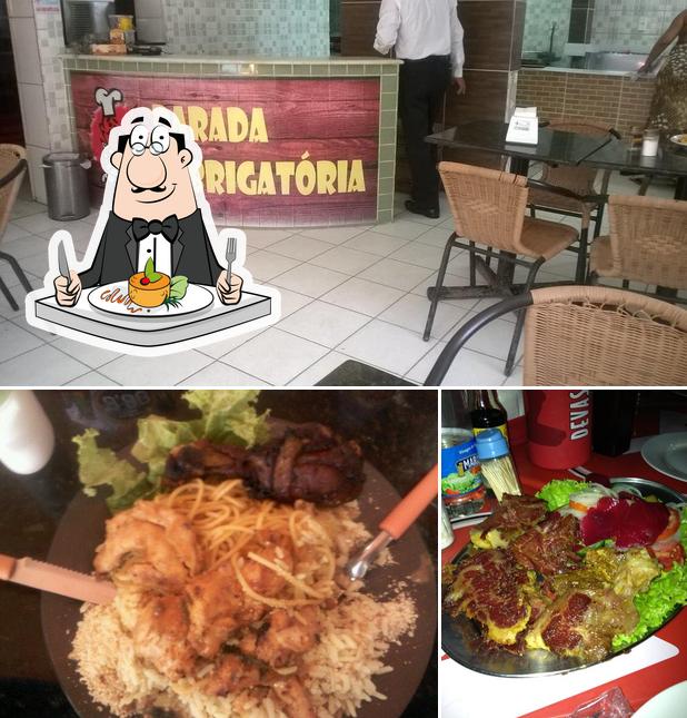 Esta é a foto ilustrando comida e interior a Bar Parada Obrigatória