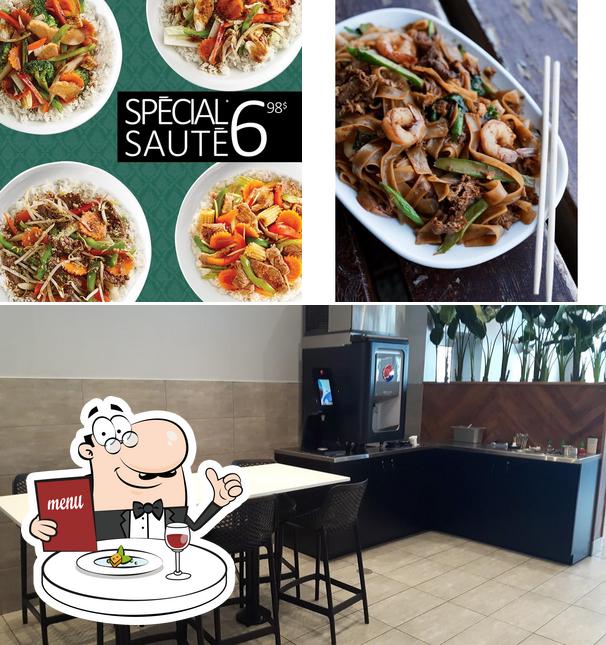 Thai Express Restaurant Thetford Mines se distingue par sa nourriture et intérieur