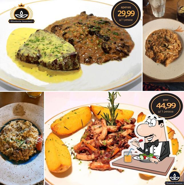 Comida em Risoteria Gourmet