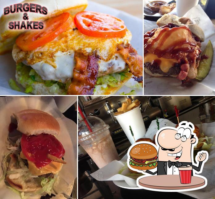 Try out a burger at Burgers & Shakes