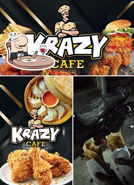 Food at Krazy Cafe