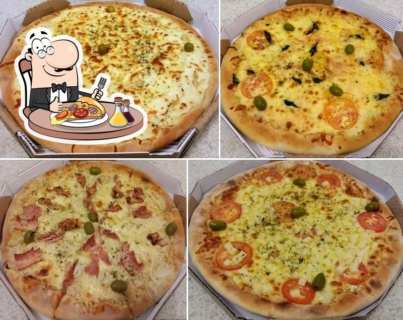 Escolha diferentes estilos de pizza