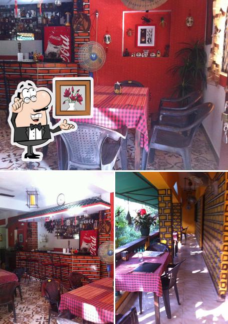 The interior of Britto’s Inn