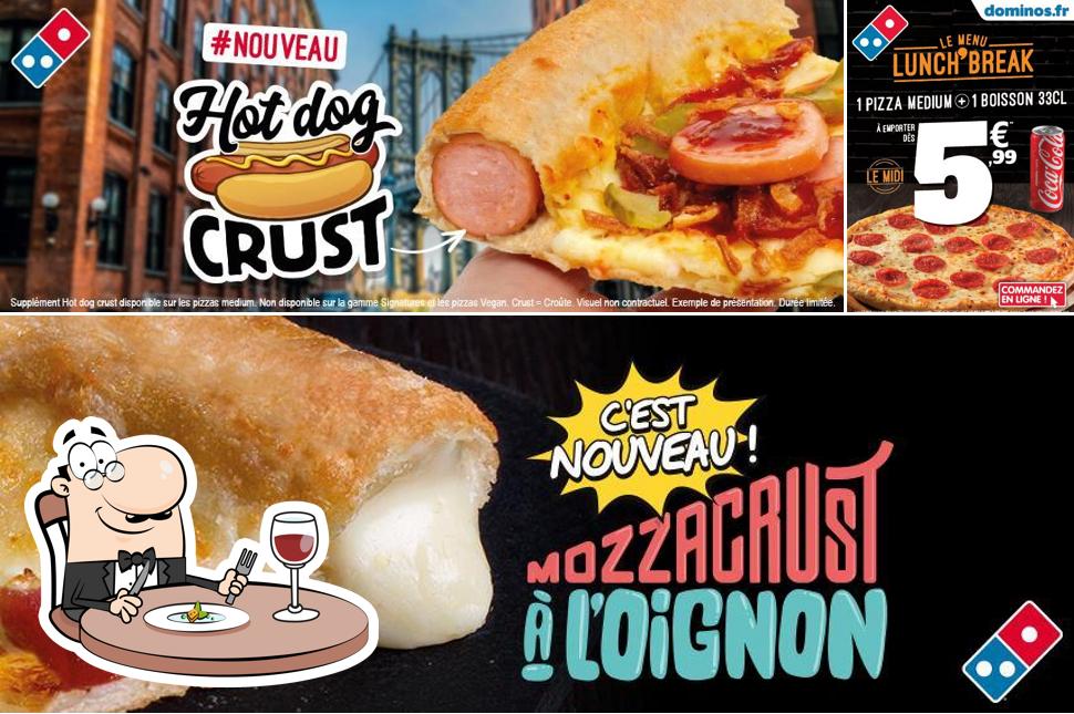 Vérifiez la photo indiquant la nourriture et boisson concernant Domino's Pizza Concarneau