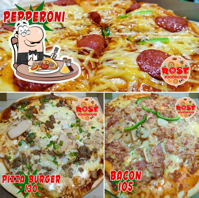 Try out pizza at Rose FoodHouse