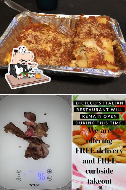 Food at DiCicco's Italian Restaurant