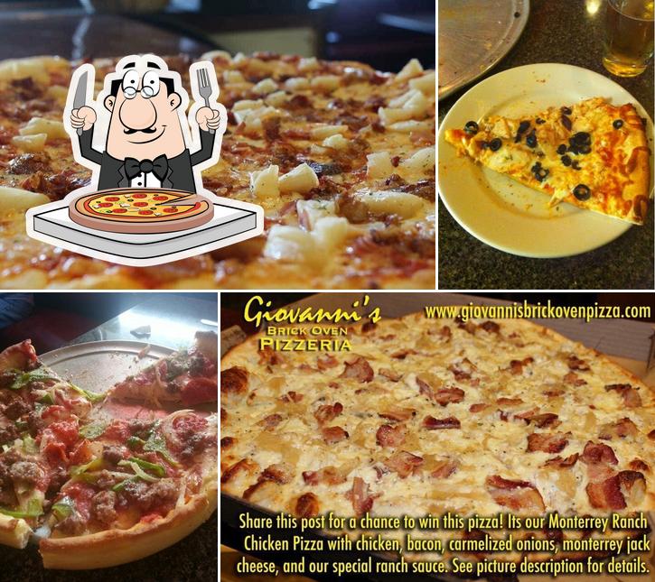 Попробуйте пиццу в "Giovanni's Brickoven Pizzeria"