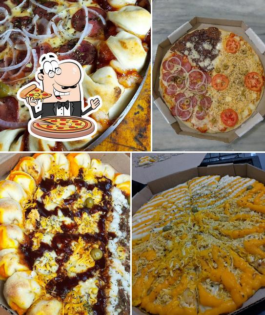 Escolha diversos tipos de pizza