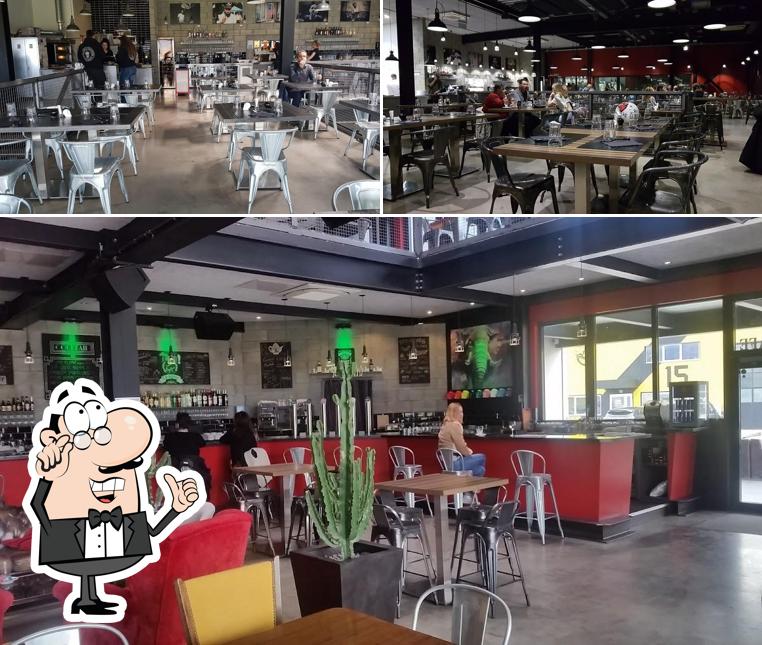 The interior of Vida Loca Café