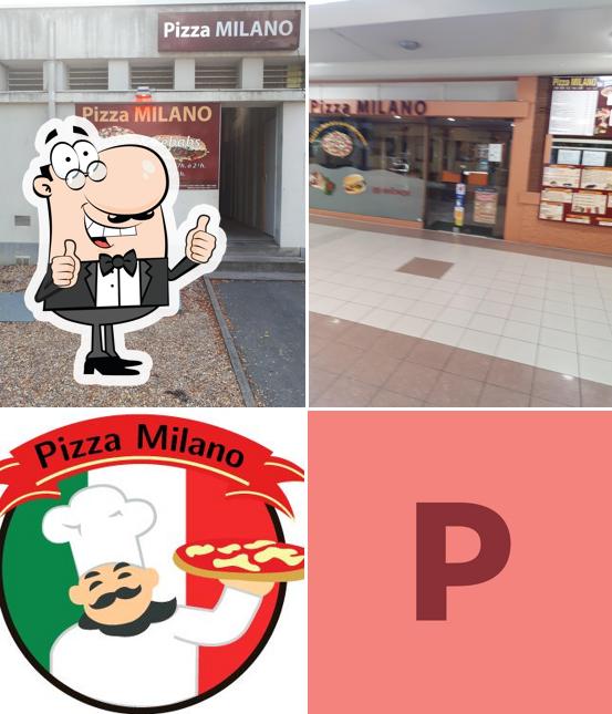 Look at the photo of Pizza Milano