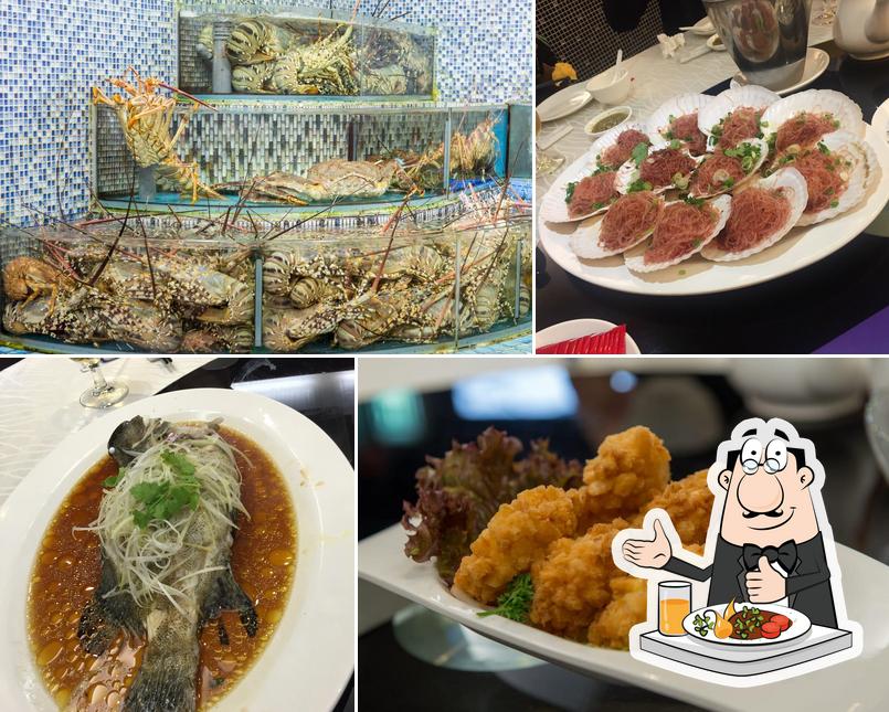 Comida en Sing Kee Seafood Restaurant