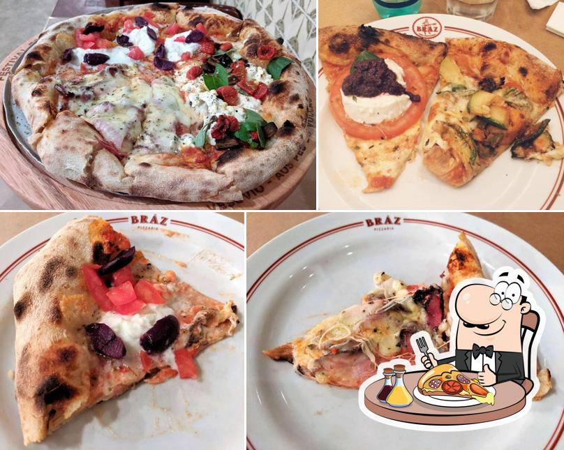 Consiga diferentes variedades de pizza