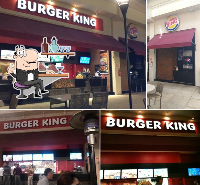 O interior do Burger King