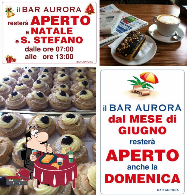 Bar Aurora Pescara offre un'ampia varietà di dessert