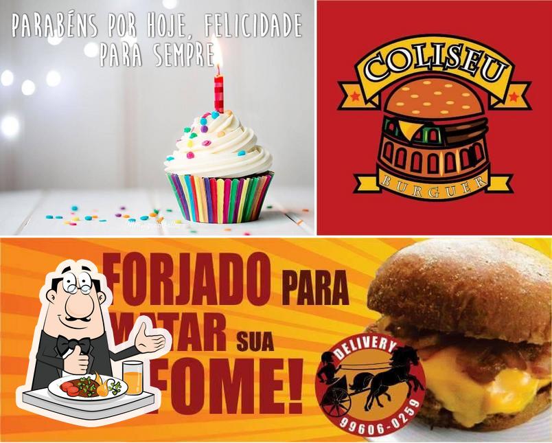 Comida em Coliseu Burguer