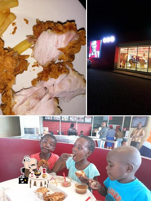 Essen im KFC Empangeni Rail