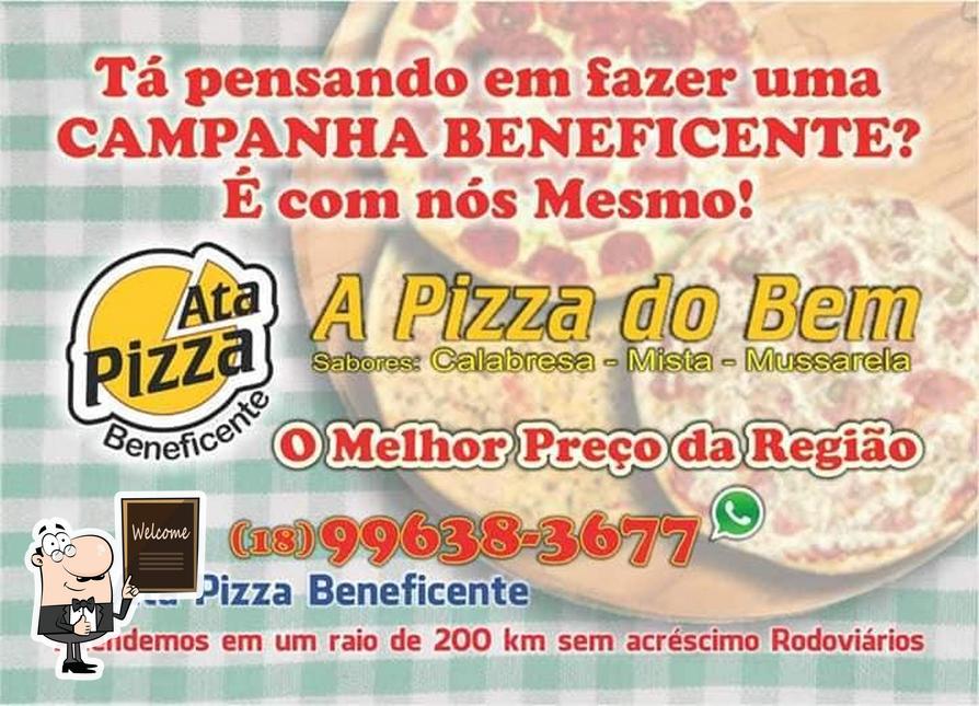 Look at this pic of Ata Pizza Beneficente