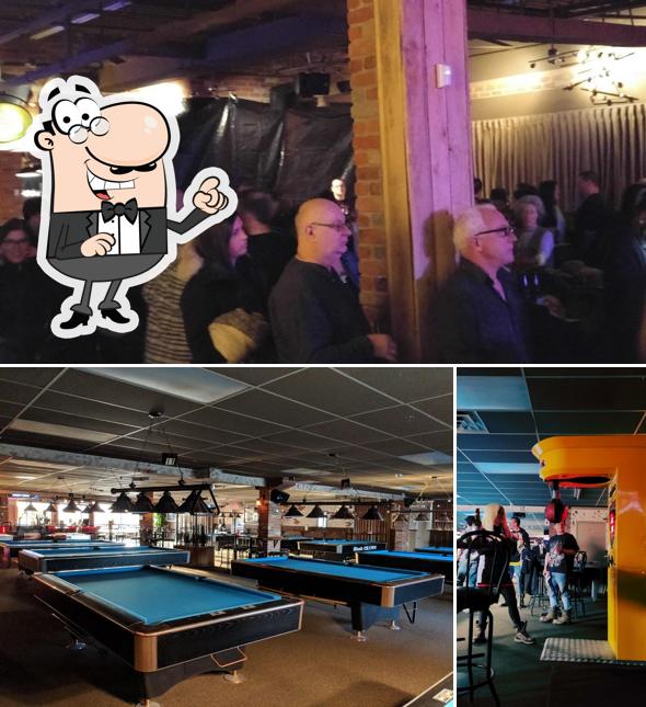 L'intérieur de l'Ardoise pub billard et golf