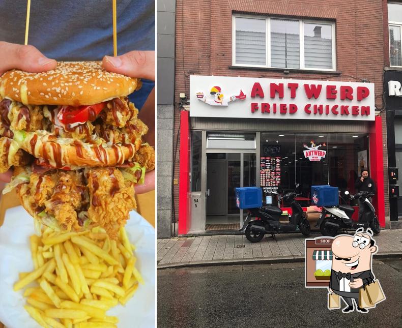 L'extérieur de Antwerp Fried Chicken Gent