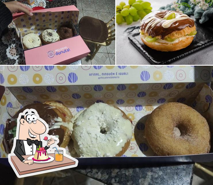 Inclusive, donuts! oferece uma escolha de sobremesas