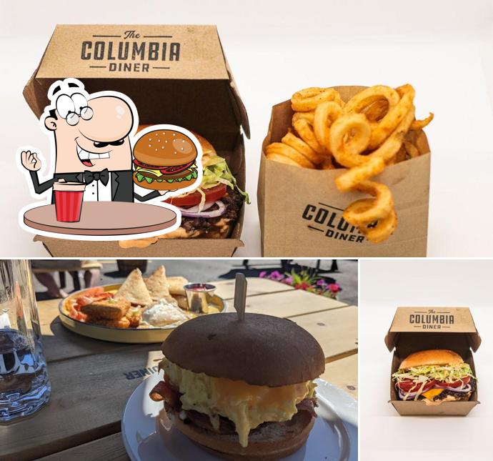 Essayez un hamburger à The Columbia Diner